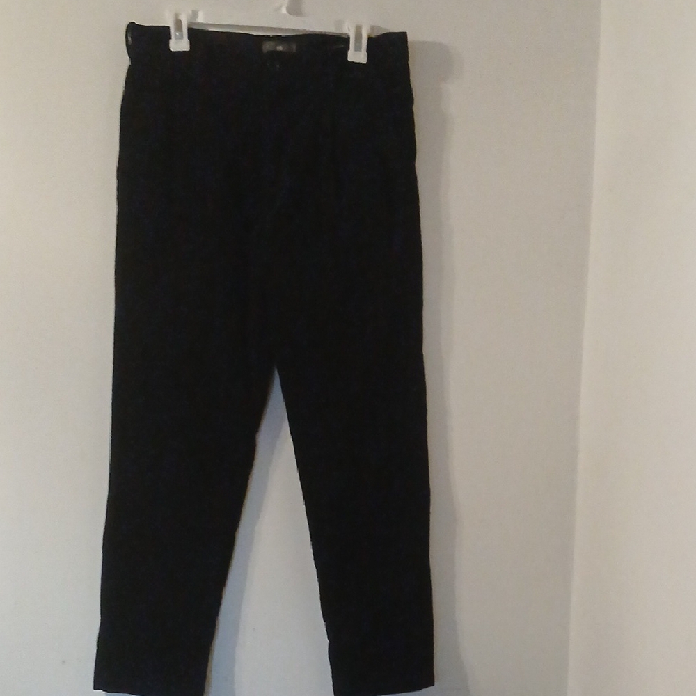 H&M Black Corduroy Pants Straight Leg